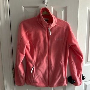 Pink Columbia Fleece Zip Up Jacket Size Medium M